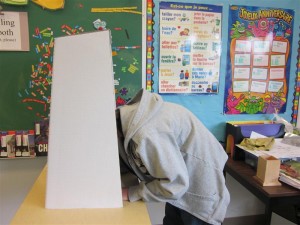 Secret ballot--no peeking!